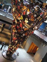 Roots and Branches sculpture at EMP